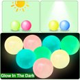 thumbnail image 4 of Vogacara Bola adhesiva luminosa con características elásticas y resistentes al desgaste Bola adhesiva luminosa para techo segura Juguetes azul, 4 of 6