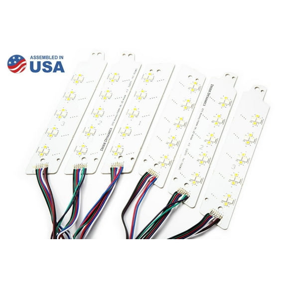 For 2015-2016 Ford Mustang RGBWA DRL LED Boards (USDM) Diode Dynamics