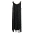 thumbnail image 4 of Sngxgn Women's Print A-Line Mini Dress Long Sleeves(Black,One Size), 4 of 4