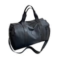 thumbnail image 2 of Bolsa de viaje multifuncional con compartimento para zapatos, ideal para viajes de vacaciones. Negro, 2 of 9