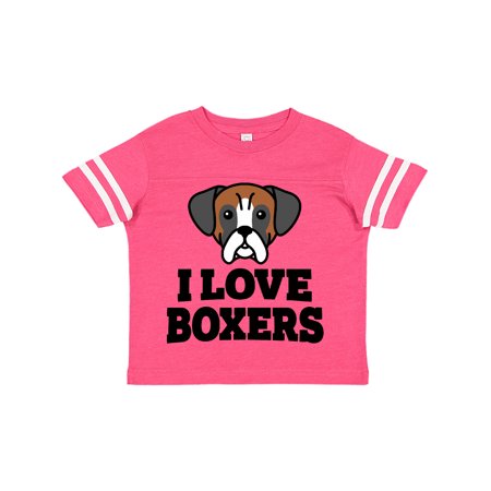 

Inktastic I Love Boxers Gift Toddler Boy or Toddler Girl T-Shirt