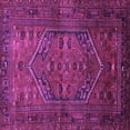 thumbnail image 1 of Ahgly Company Indoor Square Persian Purple Traditional Area Rugs, 8' Square, 1 of 4