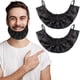 thumbnail image 1 of MIKIMIQI Bandana para Barba, Paquete de 2 Baberos para Barba para Hombres, Fundas para Barba Negras, Suaves, cómodas y sedosas, de satén, Delantal para el Cabello Facial, capó Protector, Babero para l, 1 of 5
