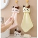 thumbnail image 2 of Paquete de 3 toallas de mano bonitas, toallas de baño con lazo para colgar, toallas de mano de animales para niños, toallas de mano absorbentes de forro polar coralino de microfibra para cocina, baño TUNC Sencillez, 2 of 5