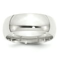 thumbnail image 1 of 925 Sterling Silver 8mm Comfort Fit Size 4 Wedding Band Ring Classic, 1 of 9