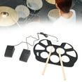 thumbnail image 1 of Roll Up Drum Pad Machine, Hand Rolled Drum Pad Foldable Built in Metronome Silicone Portable  for Children, 1 of 7