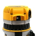 thumbnail image 5 of DEWALT DW616 1-3/4 HP Fixed Base Router – 11 Amp Motor, Variable Speed 8,000-24,000 RPM, 1/4" & 1/2" Collet Capacity, Precision Depth Adjustment – Ideal for Woodworking & Edge Profiling, 5 of 9
