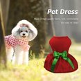 thumbnail image 4 of Disfraz de Navidad para gatos, ropa de cosplay que no se decolora, suministros suaves para mascotas (rojo L) Ehuebsd Para estrenar, 4 of 8