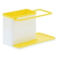 thumbnail image 3 of Estante de drenaje Soporte para paños de cocina Organizador de almacenamiento de baño Contenedor de jabón de escritorio Suministros de ducha de baño para baño Ducha Cocina InodoroAmarillo, 3 of 14