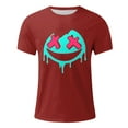 thumbnail image 4 of T-shirt d'Halloween pour Homme, T-Shirt Graphique d'Halloween pour Homme avec Imprimé, Haut Décontracté à Manches Courtes et Col Rond pour Costume et Usage Quotidien, 4 of 5