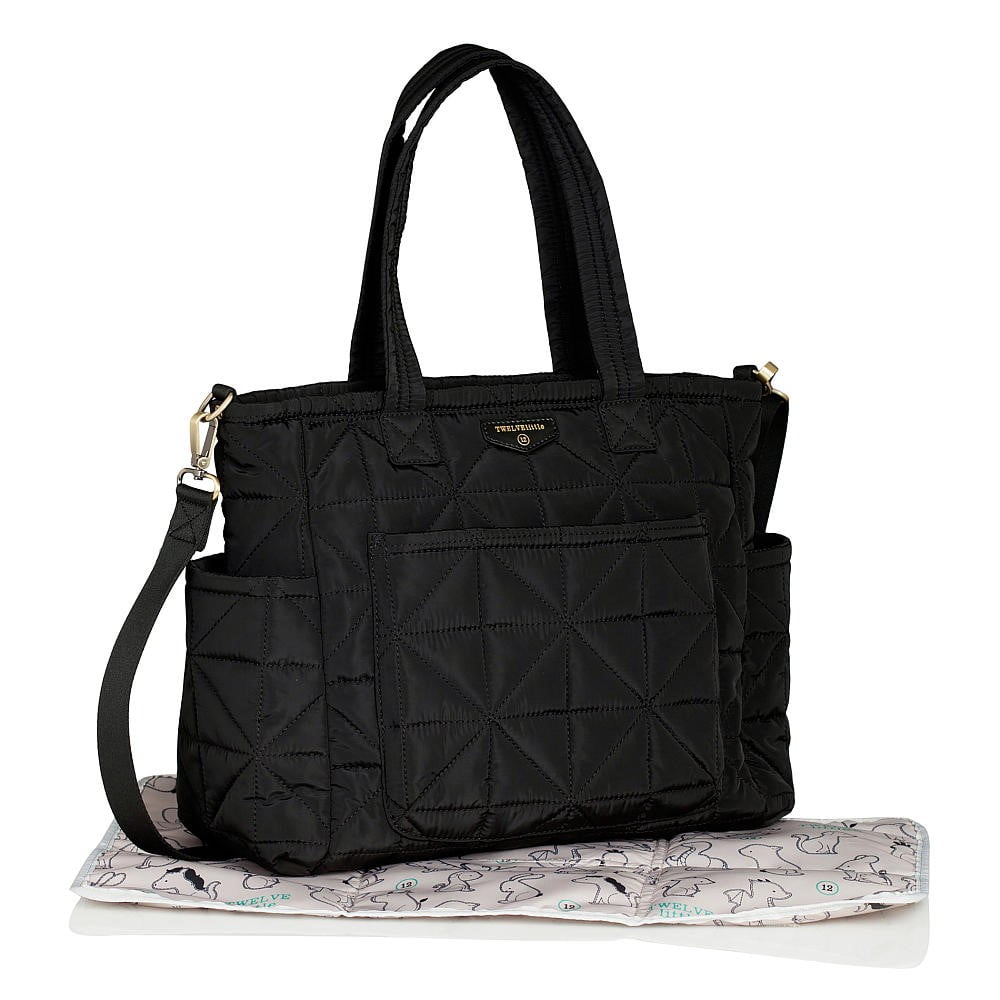 TWELVElittle Carry Love Tote Diaper Bag - Black - 0 - 0