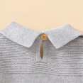 thumbnail image 5 of NOKIO Baby Boy Girl Knit Romper Cotton Long Sleeve Sweater Jumpsuit Clothes Baby Jumpsuit 1 Piece With Cute Hat Set, 5 of 9