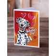 thumbnail image 2 of Carolines Treasures DAC7897GCA7P 5 x 7 in. Dalmatian Happy Valentines Day Greeting Cards - Pack of 8, 2 of 3