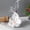 White, variant on Lotus Shaped Incense Cone - Elegant Home Decor for Yoga and Meditation