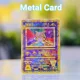 thumbnail image 2 of Card Metal Letters Gold Iron Playing Cards Gengar Vmax Rayquaza Charizard Pikachu Vstar Anime Game Gift Kid Toys, 2 of 5