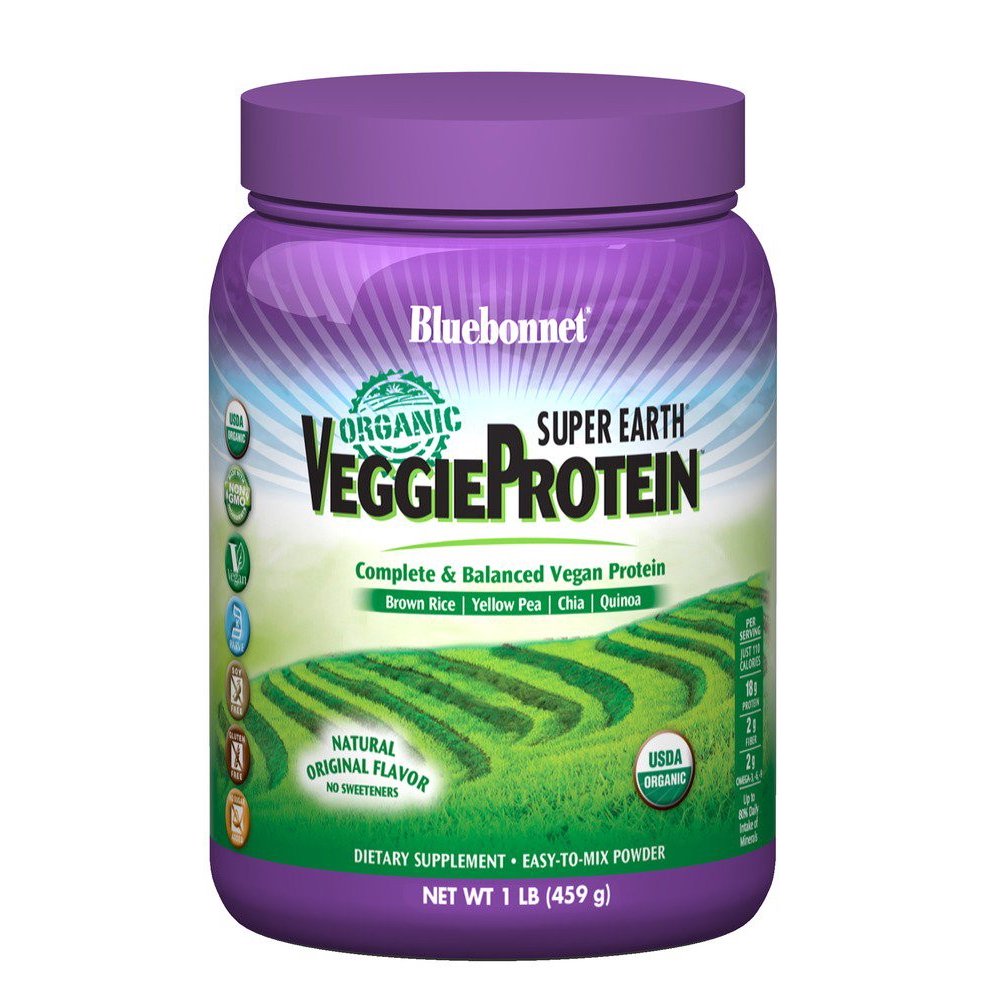 Super Earth Veggie Protein Powder, Original, 16 Oz Walmart