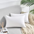 thumbnail image 6 of COOKEY 12x20 Pillow Inserts Set of 2, 100% Cotton Shell,Firm Support Decorative Pillow Insert for Couch & Bed,White, 6 of 8