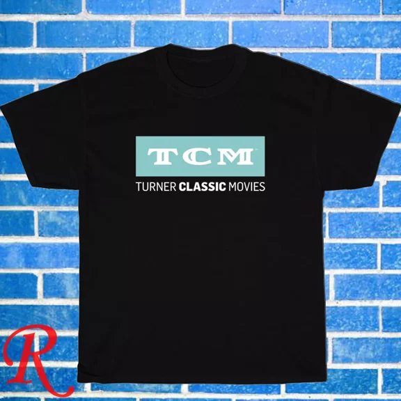 New Turner Classic Movies Logo Black/Grey/Navy/White Size S-5XL Unisex T-Shirt