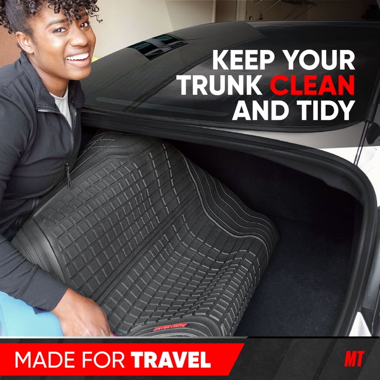 Motor Trend FlexTough Rear Cargo Mat, Trimmable SUV Trunk Liner photo 7