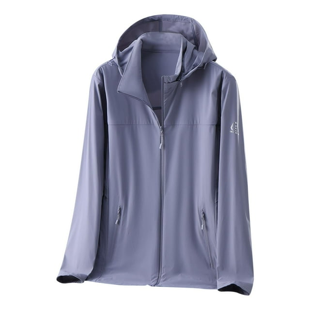Économies d'Automne! Veste de Protection Solaire à Manches Longues pour Femmes srobpty, Veste de Sport Décontractée à Capuche à Manches Longues avec Fermeture Éclair, Haute Élasticité, Violet, TTG