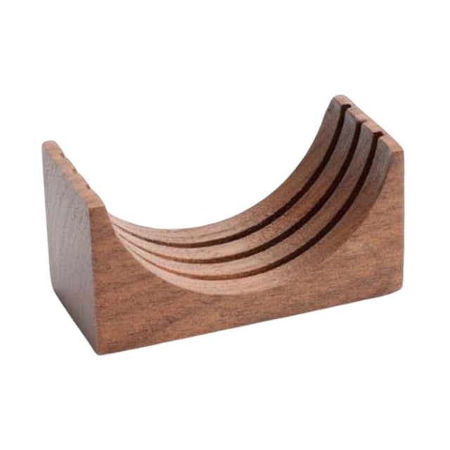 DOLITY Wood Coffee Screen Holder Stand Support Espresso Machine Parts Three Slot