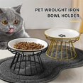 thumbnail image 3 of Pet bowl stand, Nordic cat bowl high stand, bowl stand, green, 3 of 5