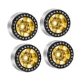 thumbnail image 2 of arctrm 4 Pcs Accessoires de Pneus de Moyeu de Roue de Voiture de Course Installation Facile Cadeaux 2 Pouces Dia Or, 2 of 10