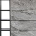 thumbnail image 3 of HomeRoots 35" Grey Manufactured Wood Five Drawer Chest, 3 of 8