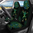 thumbnail image 4 of Pzuqiu Mandala Frog Auto Seat Covers Full Set Front Seats and Rear Bench Cover Protector Breathable 4 Pack Vehicle Seat Protector Universal Fit Most Cars,SUV, Trucks, 4 of 7