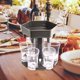 thumbnail image 4 of 1 dispensador de vino de cristal de 6 cabezales, dispensador para llenar bebidas, dispensador de alcohol para fiestas familiares, color gris, 4 of 5