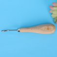 thumbnail image 4 of Awl, Elm Handle Awl Tool Scratch Awl with High Hardness for Leather Punching, 4 of 7