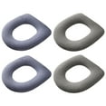 thumbnail image 1 of Kit de 4 piezas Dinheiro: cojín de asiento de inodoro con asa cálida y gruesa para baño, 1 of 5