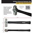 thumbnail image 3 of Titan Tools 63125 5-Piece Hammer Set, 3 of 8