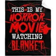 thumbnail image 1 of LHSHID Horror Movie Watching Blanket Blanket Gifts Fleece Picnic for Men Kids Summer Soft Throw Fuzzy Blankets for Couch House Travel 50x60in, 1 of 6