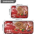 thumbnail image 3 of feisina Christmas Collection Winter Red Kitchen Mats, 19.7'' x 27.6'' + 19.7'' x 47.2'' 2 Count, 3 of 6
