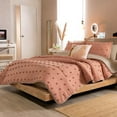 thumbnail image 5 of Vianney Rosette King Size Comforter Set Trendy Room Decor, 5 of 7