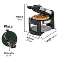 thumbnail image 3 of Máquina para hacer gofres belga Cuisinart WAF-F30, 3 of 7