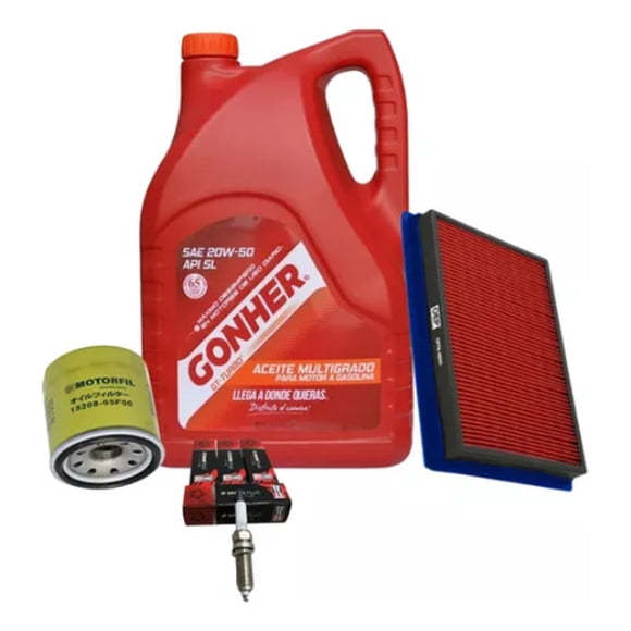 Kit De Afinacion Sentra 2013 Al 2019 1.8l Gonher 20w50 5l