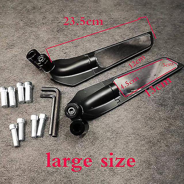 Nueva vista de ala fija giratoria modificada para Kaw Z125 Z250 Z300 Z400 Z650 Z750 Z800 Z900 Z1000