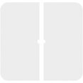 thumbnail image 4 of 18"OD x 1"ID x 6 1/4"C x 1"P Lucan Architectural Grade PVC Contemporary Ceiling Medallion, Two Piece, 4 of 11