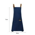 thumbnail image 4 of CSChome Tablier de Chef Ajustable Imperméable Tablier de Cuisine – Grande Couverture en Toile de Protection avec Poches, 4 of 7
