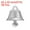 Silver, variant on Uxcell Mini Jingle Bells 1" Metal Hanging Bells Silver 50Pack
