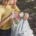 thumbnail image 5 of FORMRS 13-13.3 inch Laptop Sleeve Case Soft Carrying Quilted Computer Bag Cover, White Flowers, 5 of 7
