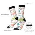 thumbnail image 4 of KLL Easter Rabbit Print Cool Socks Men's Women's Crew Socks Funny Crazy Novelty Stockings, 4 of 6