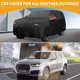 thumbnail image 2 of Funda para auto impermeable para todo clima, protección exterior contra el sol y la lluvia, con tiras reflectantes, negra para Kia Telluride, 2 of 7