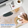 thumbnail image 2 of Abstract Art Design Large Gaming Mouse Pad - Ensures Comfortable Gameplay - Extended, Waterproof, Non-Slip Base - Perfect for Office Laptop - Modern Boho Leaves Design - 31.5 X 11.8 Inch, 2 of 7
