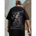 thumbnail image 3 of Camiseta de manga corta con estampado de motocicleta vintage americana para hombre, camiseta de algodón de verano con cuello redondo, ropa de calle de moda, camisetas casuales góticas Y2K, 3 of 5