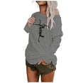 thumbnail image 2 of Pntutb mujeres moda cuello redondo 3D impresión pulóver fácil manga larga camisa tops Pntutb Pntutb-498, 2 of 6