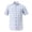 A104-Light Blue, variant on Mens Plaid Short Sleeve Button Down Shirts Cotton Regular Fit Casual,Plaid(Sky Blue,40)