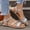 Silver, variant on Viluyesy Flat Sandals for Womens, Ankle Strap Fashion Comfort Open Toe Summer Casual Shoes Gold US7